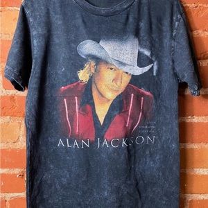 ALAN JACKSON ACID WASH T SHIRT